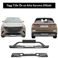 Togg T10x Uyumlu OEM İthal Ön ve Arka Koruma Difüzör Seti