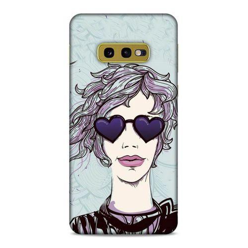 Lopard Samsung Galaxy S10e Uyumlu Kılıf Sürreal Yüzler ♀ (25) Antişok Kapak Baskılı