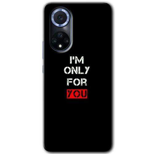 MRCİLETİSİM Huawei Nova 9 Kılıf HD Desen Baskılı Arka Kapak+Temperli Cam - For You