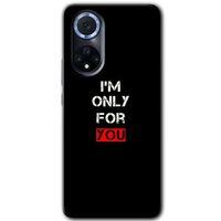 MRCİLETİSİM Huawei Nova 9 Kılıf HD Desen Baskılı Arka Kapak+Temperli Cam - For You