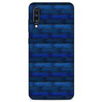 Samsung Galaxy A70s Kılıf Patchwork (43) Thin Fit Kılıf Mavi Tonları