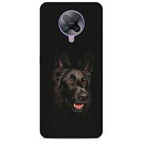 Xiaomi Poco F2 Pro Kılıf Almanya (33) Hybrid Kılıf Black German Shepherd