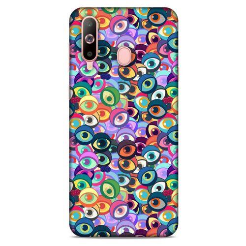 Nazarium (38) Desenli Silikon Kapak Samsung Galaxy A60 Kılıf