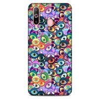 Nazarium (38) Desenli Silikon Kapak Samsung Galaxy A60 Kılıf