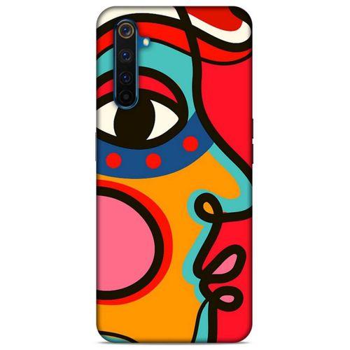Lopard Oppo Realme 6 Pro Uyumlu Kılıf Soyut Sanat (9) Baskılı Kılıf