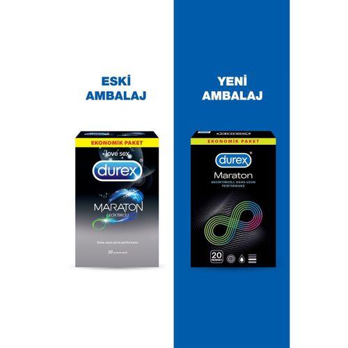 Durex Maraton Geciktiricili 20'li + Extreme 20'li Prezervatif