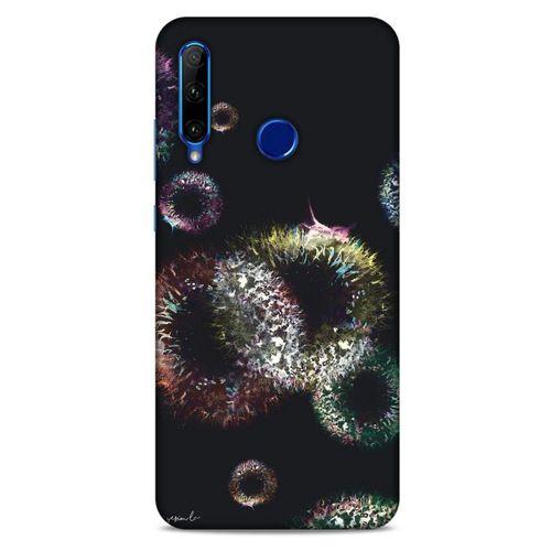 Y.Liva-2021 Özel Seri Siyah Soyut-142 Huawei Honor 20 Lite Kılıf Silikon Kapak