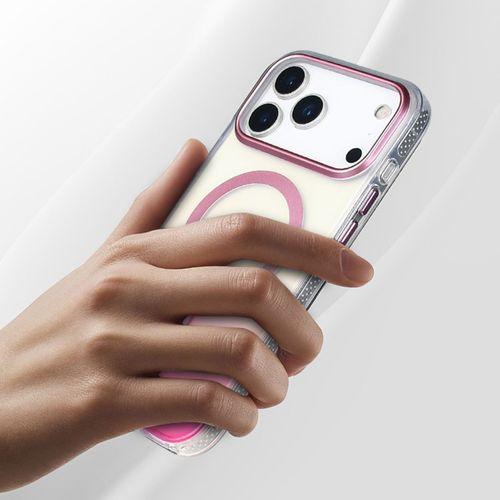 Apple iPhone 17 Pro Max Kılıf M-safe Şarj Özellikli Transparan Renk Geçişli Zore Toros Kapak