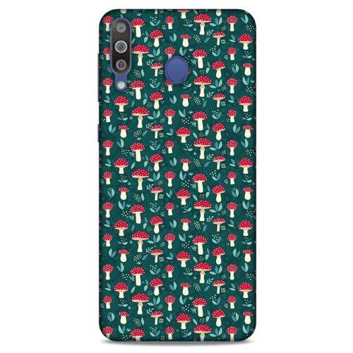 Frutix Mantar 02 Samsung Galaxy M30 Kılıf Desenli Silikon