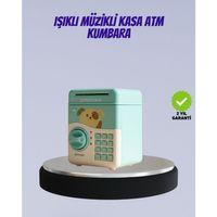 Su Yeşili Işıklı Sesli Elektronik Şifreli Çocuk Kumbarası