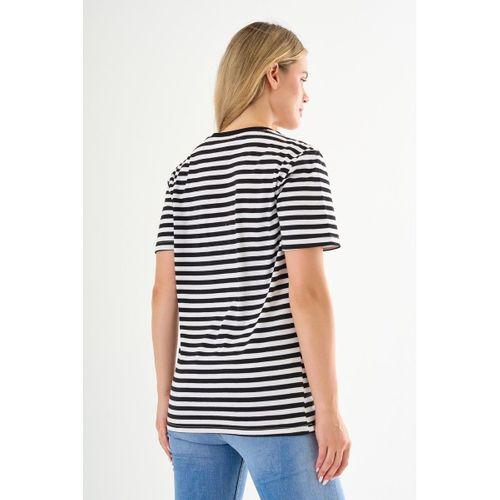 ALEXANDERGARDI V Yaka Çizgili T-shirt