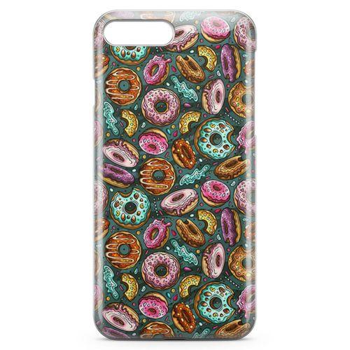 Apple iPhone 8 Plus Kılıf Donutlar Arka Kapak Koruma Desenli Full Koruyucu