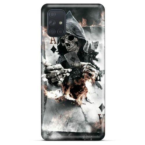 Samsung Galaxy M51 Uyumlu Kılıf Motorsiklet (22) Tam Koruma Kılıfı İskelet