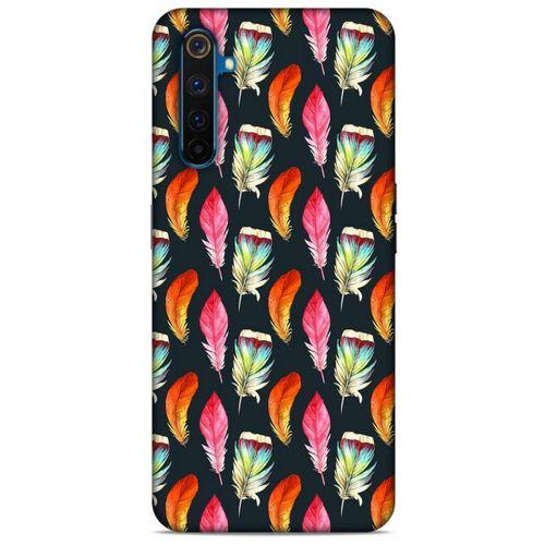 Oppo Realme 6 Kılıf Desenli Özel Seri Tüyler (49) Ultra Silikon Kılıf