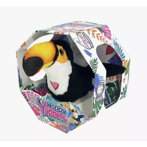 Peluş Ses Tekrarlı Hayvan Bileklik Aksesuar - Tukan Kuşu