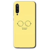 MRCİLETİSİM Xiaomi Mi 9 Kılıf HD Desen Baskılı Arka Kapak+Temperli Cam - Be Honest