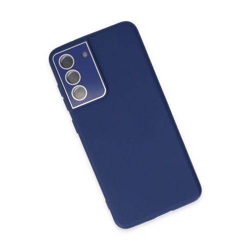Newface Samsung Galaxy S21 FE Kılıf Lansman Glass Kapak - Sky Blue