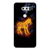 Lopard LG K50S Uyumlu Kılıf FireX (3) Kapak Zebra