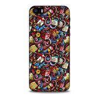Graffitix (47) Desenli Silikon Kapak Apple iPhone SE Kılıf