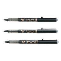 PILOT VBALL 1.0 SİYAH BL-VB10-L ( Üç Adet )