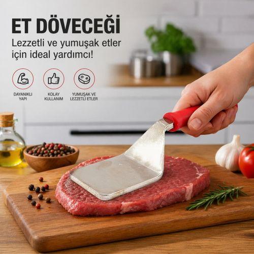 Et Dövecek No:4 - Plastik Saplı Metal Gövde