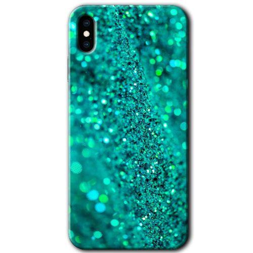 MRCİLETİSİM iPhone X Kılıf Baskılı Kapak - Diamonds + 5D Tam Kaplayan Cam