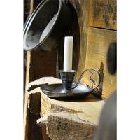 Metal Nostalji Mumluk & El Şamdanı Kendinden Iğneli Mum Hediyeli Gümüş Turna2623-5