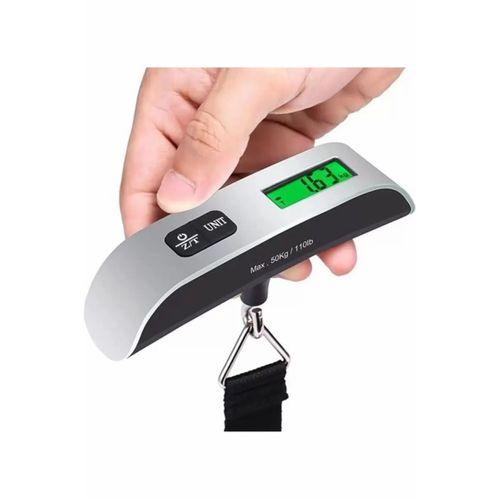 Dijital Işıklı Elektronik Askılı El Bagaj Tartısı Bavul Kantarı Seyahat Çantası 50kg