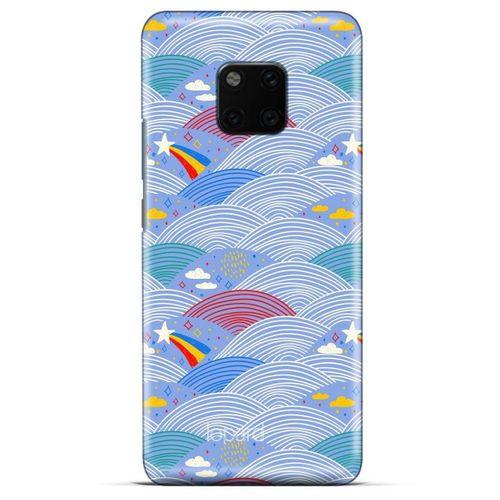 General Mobile GM 20 Kılıf Pastel Renkler (2) Kabı Mor Beyaz