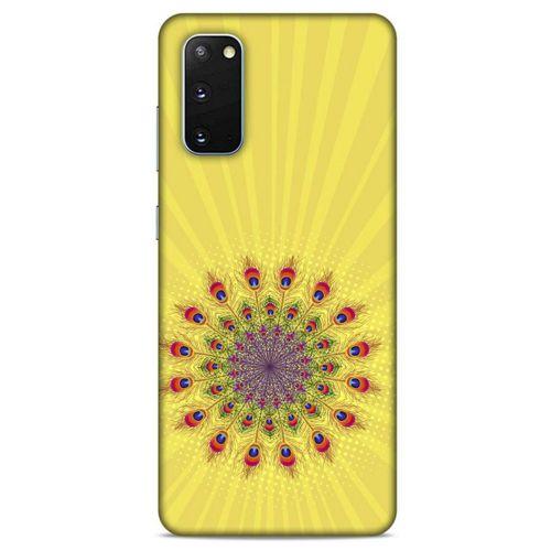 Samsung Galaxy S20 Kılıf Desenli Özel Seri Tüyler (20) Koruyucu Kılıf