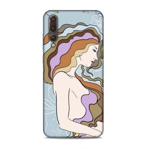 Huawei P20 Pro Uyumlu Kılıf Face'X 17 Tasarım Kılıf Uzun Saçlı
