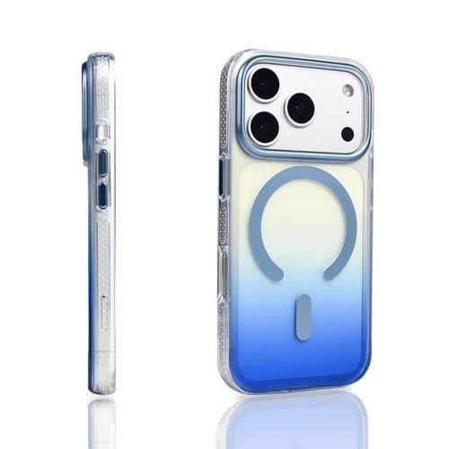 Apple iPhone 17 Pro Kılıf M-safe Şarj Özellikli Transparan Renk Geçişli Zore Toros Kapak