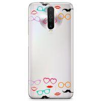 Xiaomi Redmi Poco X2 Kılıf Cerceveler Arka Kapak Koruma Desenli Full Koruyucu