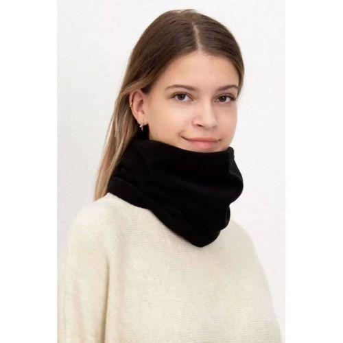 2 Adet Polar İpli Bere ve Boyunluk Siyah Kamuflaj