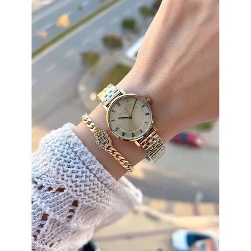 Jg.Polo Club Çelik Kasa & Kordon Kararma Ve Renk Atma Yapmaz Kadın Kol Saati+Bileklik JG015809.3