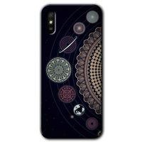 BeRa Aksesuar Xiaomi Redmi 9A Kılıf Baskılı Kapak - Gezegen Döngüsü +Tam Kaplayan Mat Seramik