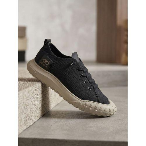 BA0248 BOA Siyah Bej Taban Esnek Bağcıklı Ultra Hafif Nefes Alan Sneaker Ayakkabı