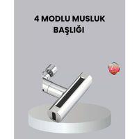Abs Pirinç Alaşımlı Musluk Başlığı 4 Modlu 360° Dönebilen Ve Ekonomik