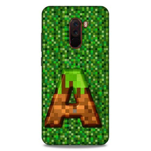 Lopard Xiaomi Pocophone F1 Uyumlu Kılıf PiXel (44) Tough Armor Kılıf A Harfi
