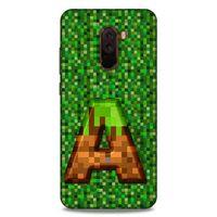Lopard Xiaomi Pocophone F1 Uyumlu Kılıf PiXel (44) Tough Armor Kılıf A Harfi