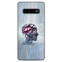 Samsung Galaxy S10 Plus Kılıf Depresyon (42) Rugged Armor Kılıf Karışık Renkli