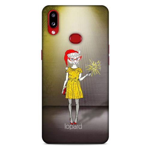 Samsung Galaxy A10s Kılıf FunnyMaX (32) Soft Silikon Kılıf Turuncu Kahve