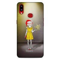 Samsung Galaxy A10s Kılıf FunnyMaX (32) Soft Silikon Kılıf Turuncu Kahve