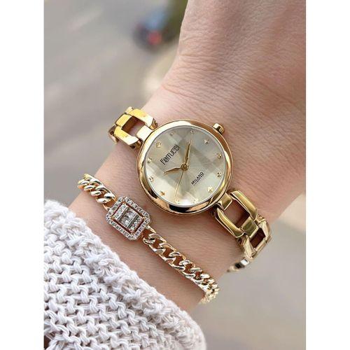 Ferrucci Küçük Kasa Vintage Seri 2 Yıl Garantili Yeni Sezon 3Atm Dayanıklı Kadın Kol Saati B.03644.M4