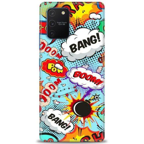 Samsung Galaxy A91 / S10 Lite Kılıf HD Baskılı Kılıf - Bang Boom + Tam Ekran Koruyucu