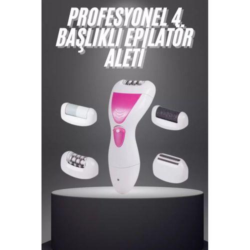 Şarjlı Epilasyon Cihazı Çok Başlıklı Ayak Bakımına Uygun Epilatör Aleti