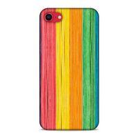Lopard Apple iPhone SE 2020 Uyumlu Kılıf Wood'X (28) Arka Kapak Desenli