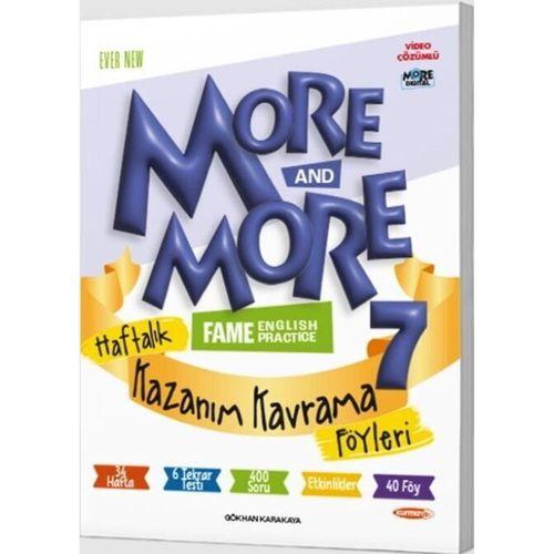 7. Sınıf More & More Haftalık Kazanım Kavrama Föyleri Kurmay ELT