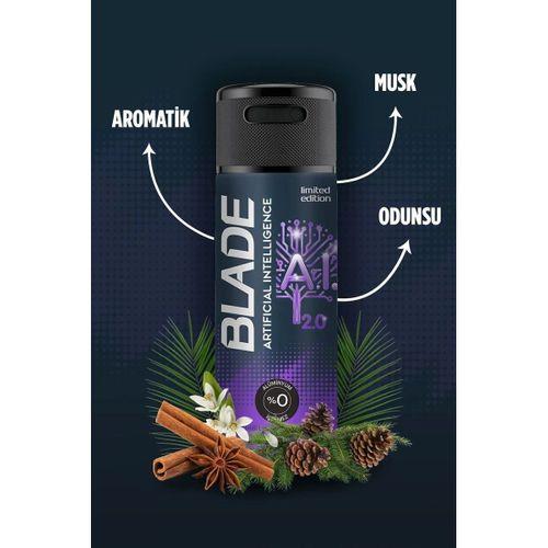 2 Adet Blade Artificial Intelligence 2.0 Deodorant 150mL