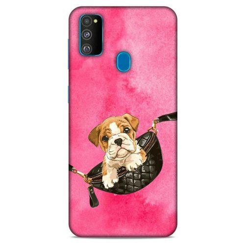 Samsung Galaxy M30s Kılıf Köpek Kıyafetleri (2) Kabı French Bulldog Çanta